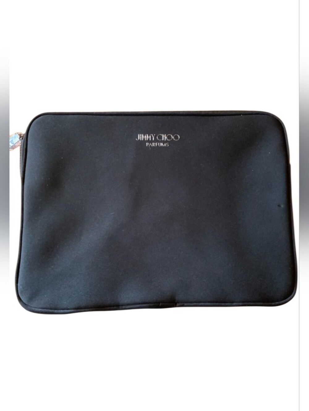 Jimmy Choo Black Neoprene Laptop Sleeve